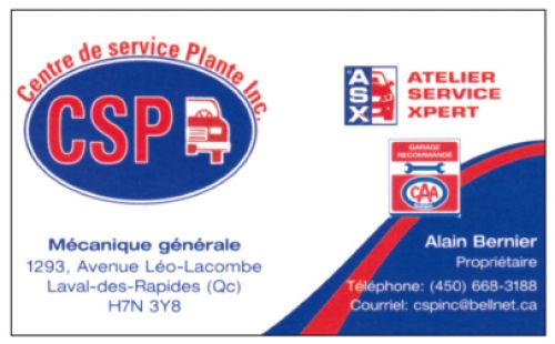 NAPA AUTOPRO - Centre de Service Plante INC